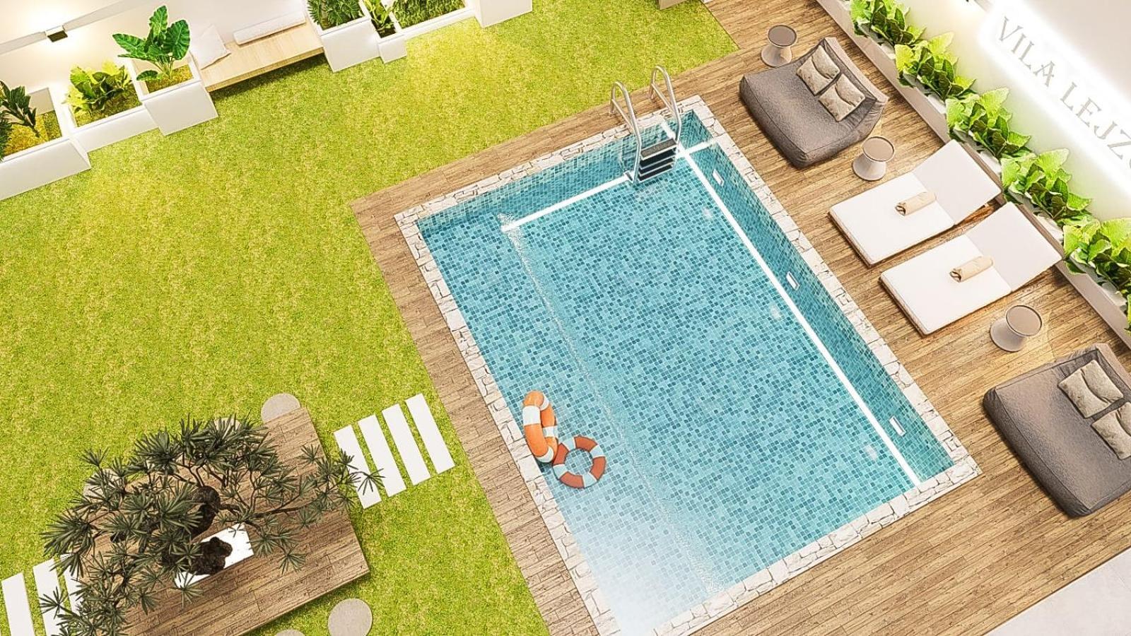 Villa Lejzo - Swimming Pool 베라트 외부 사진